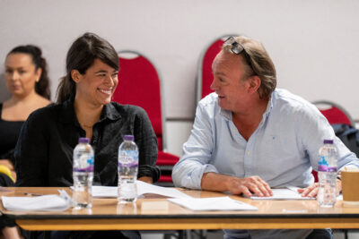 Celine Arden and Philip Glenister read Bergerac scripts